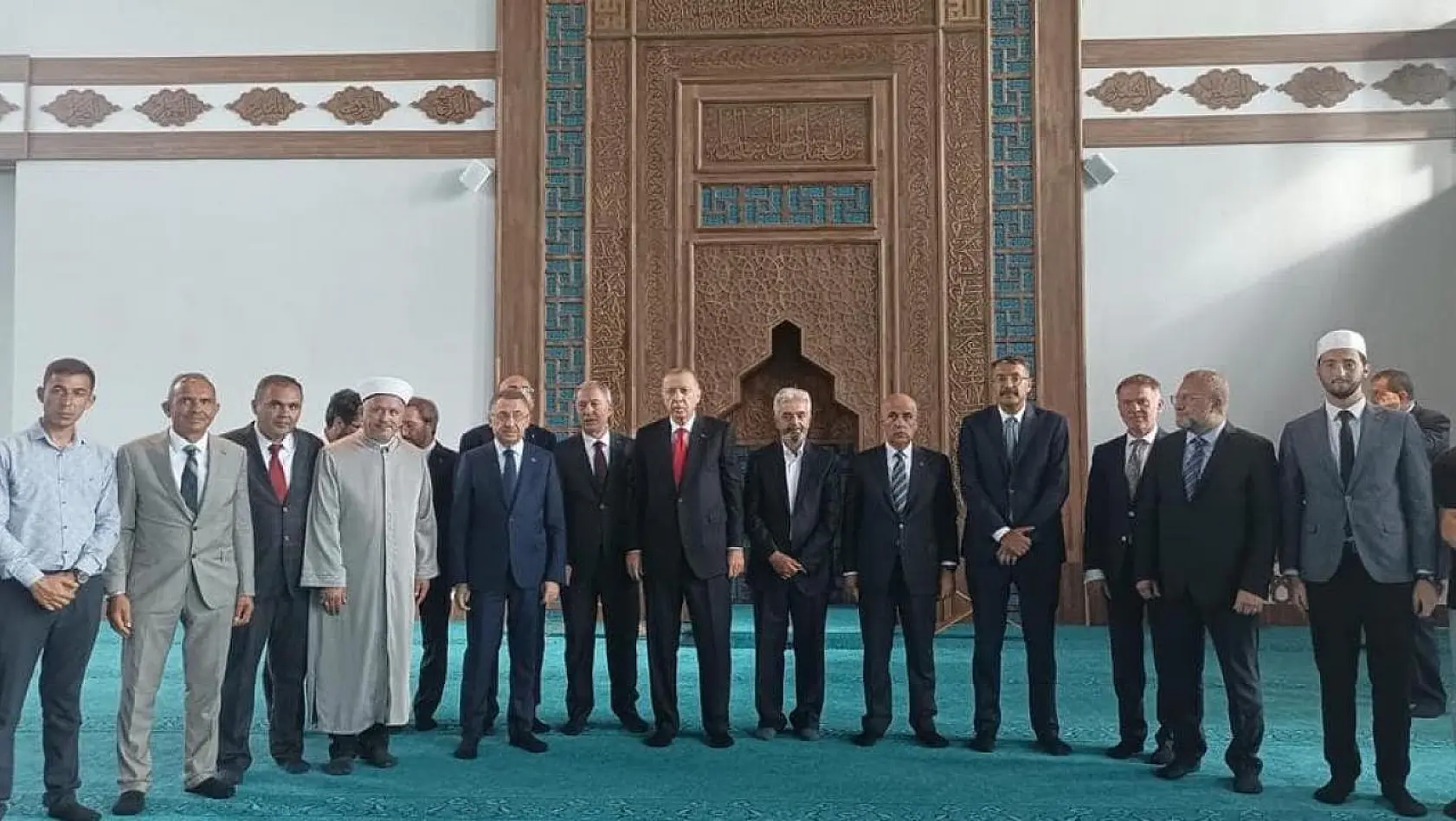 Mehmetçik Camii'nin açılışını Cumhurbaşkanı Erdoğan yaptı