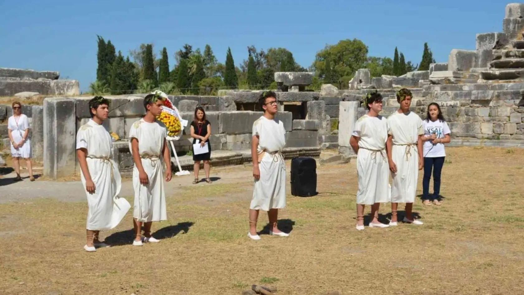 Milet Antik Kenti'nde baştan sona tarih kokan etkinlik