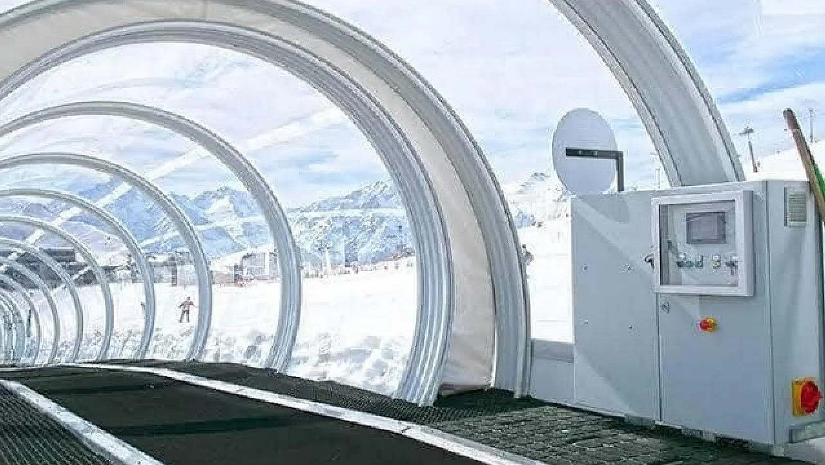Muratdağı Termal Kayak Merkezi'ne bantlı taşıma sistemi