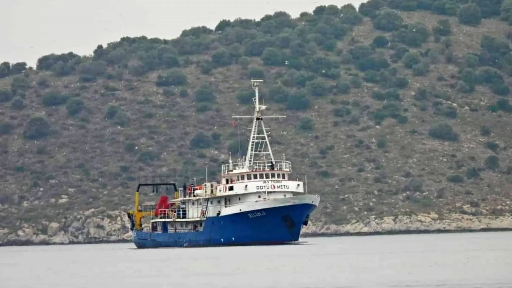 ODTÜ Bilim-2 araştırma gemisi Erdek'te