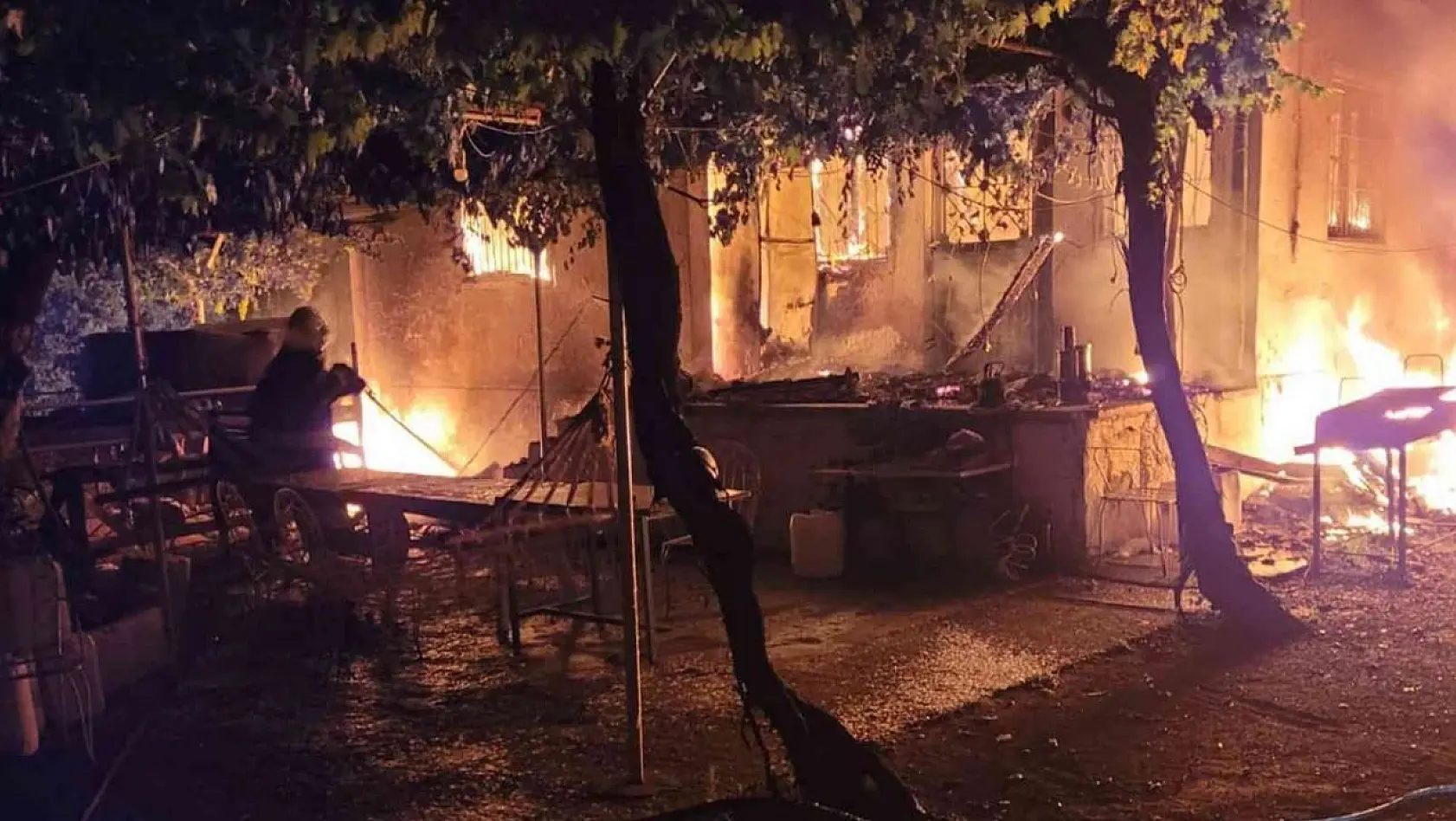 Ortaca'da ev yangını: 1 ölü