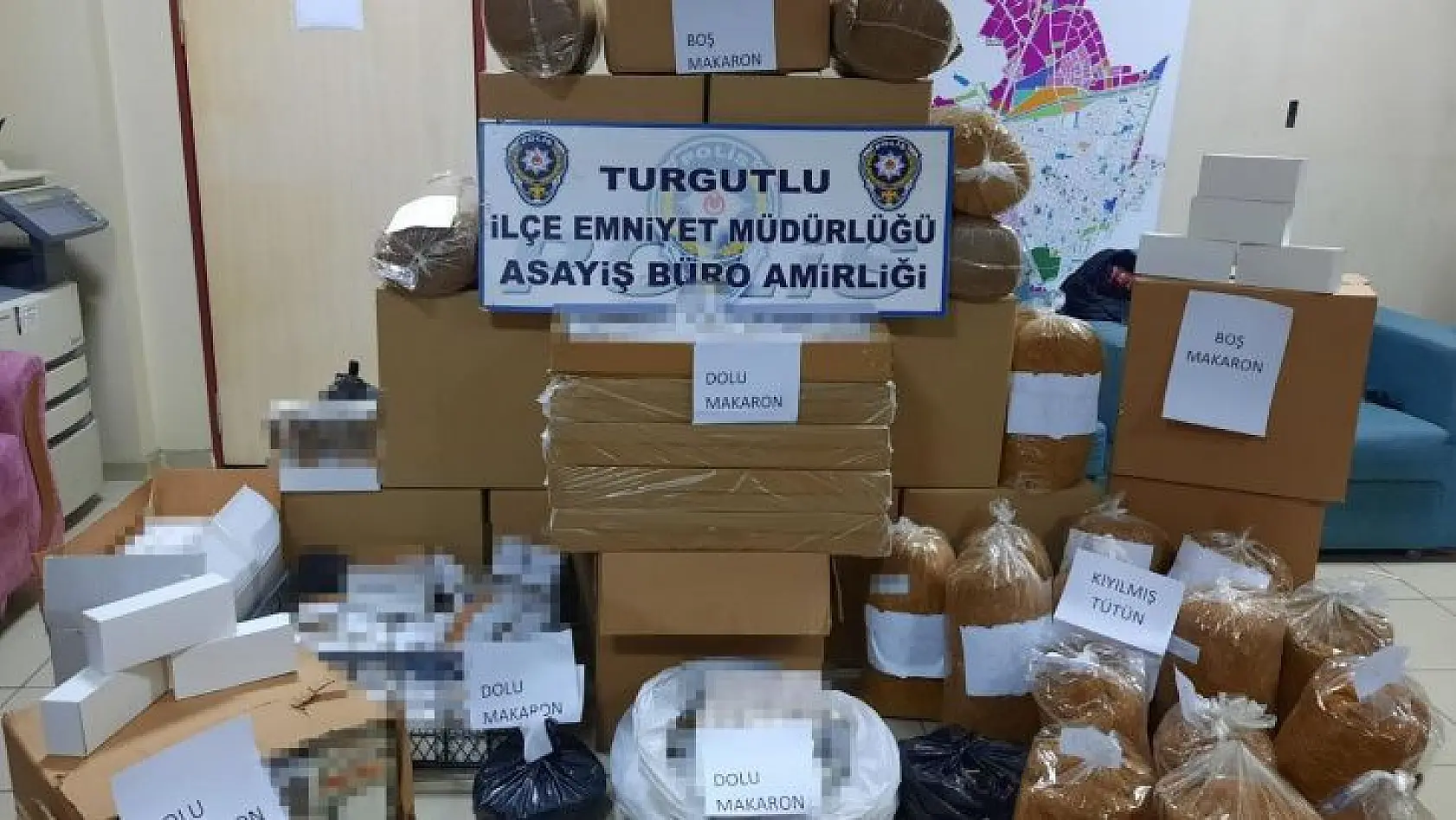 Turgutlu'da kaçak tütün operasyonu