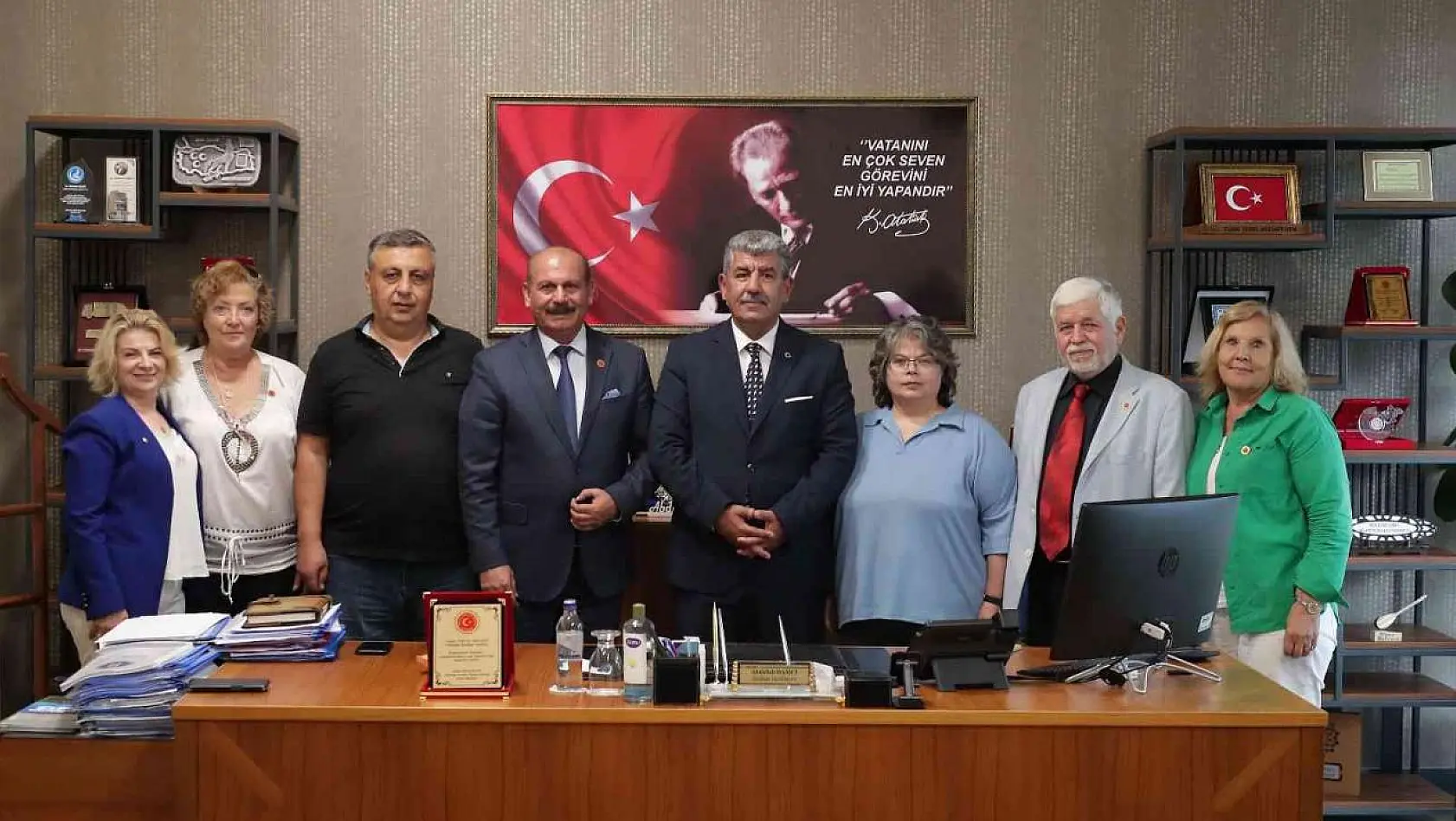 Türkiye Meclis Üyeleri Birliği Genel Başkanı Yalçın Kocabıyık Kütahya Belediyesi'nde