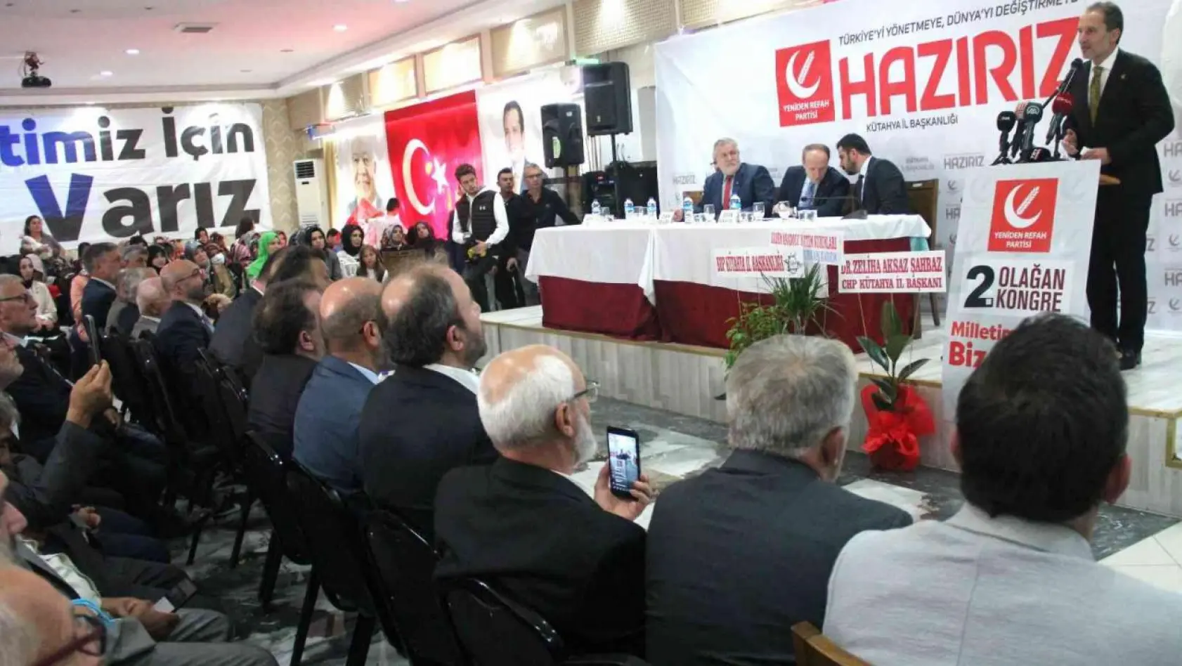 Yeniden Refah Partisi Genel Başkanı Erbakan: 'Partimiz Türkiye'nin en hızlı büyüyen siyasi partisi'
