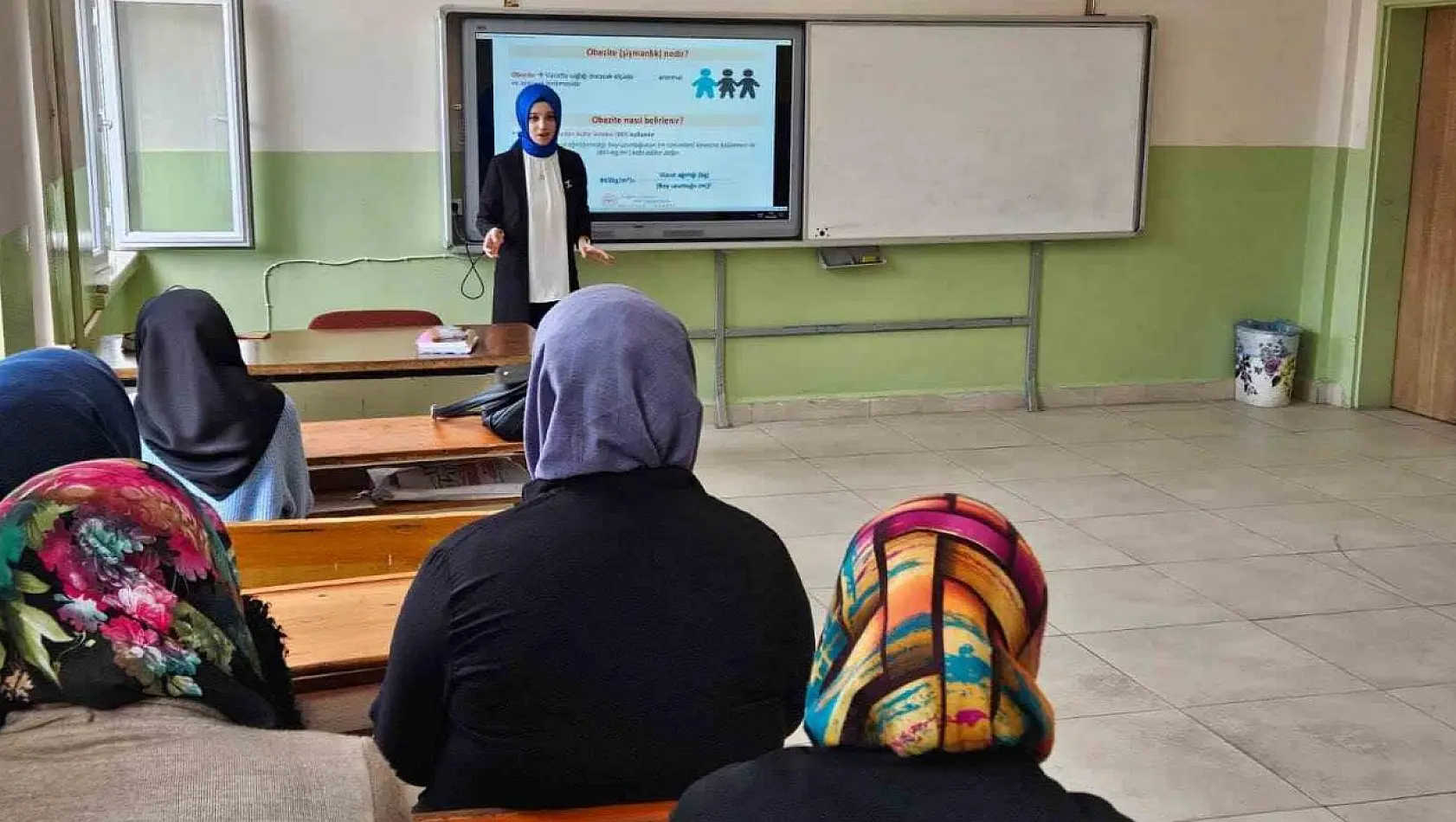 Hisarcık'ta kursiyerlere 'Ramazan Ayında Sağlıklı Beslenme ' konulu seminer