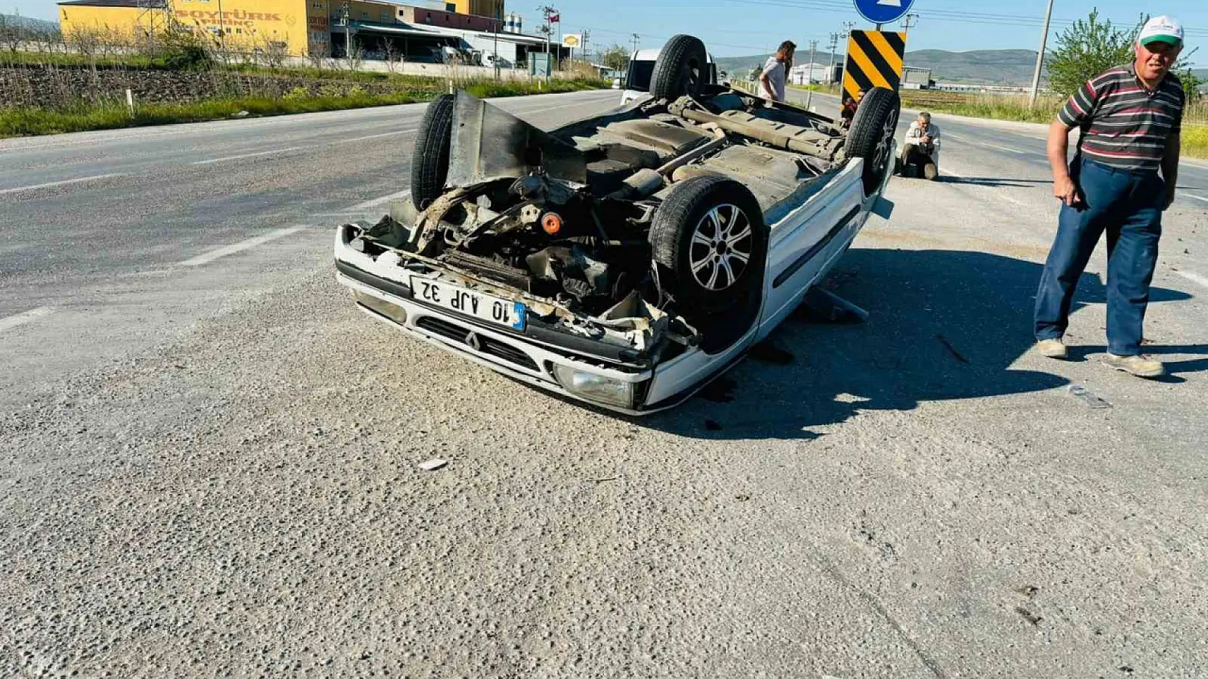 Gönen'de trafik kazası 4 yaralı