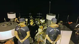 Marmaris'te 134 düzensiz göçmen kurtarıldı