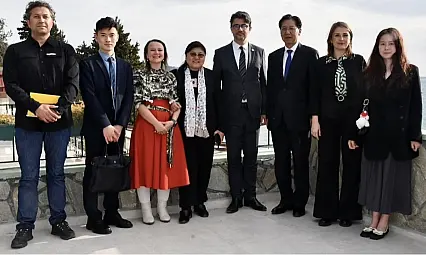 Çin Halk Cumhuriyeti Ankara Büyükelçisinden Rektör Erenoğlu'na ziyaret