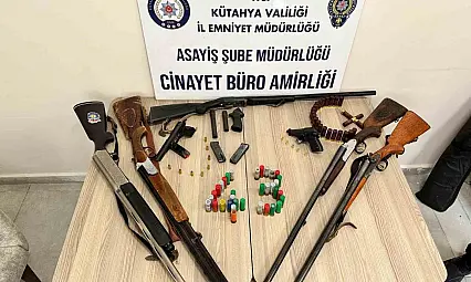Kütahya'da silah ticareti operasyonu: 6 gözaltı