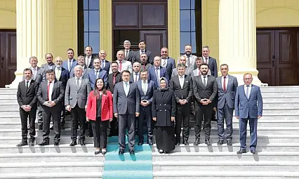 Milletvekili Ahmet Erbaş, ilçe ve belde belediye başkanları Kütahya'da