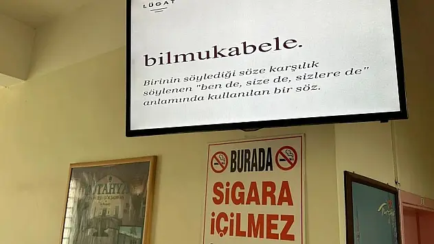 Kütahya Nafi Güral Fen Lisesinde, 'Sözcükler Unutulmasın' isimli proje
