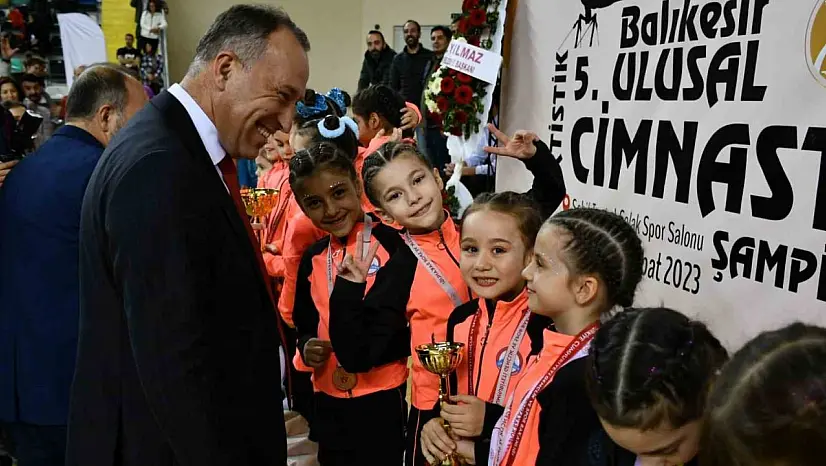 Balıkesir'de artistik cimnastik şampiyonası sona erdi