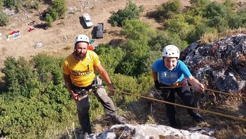 Göbel dağcıların gözde mekanı oldu
