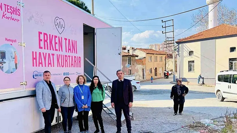 KETEM mobil sağlık tırı Edremit'te