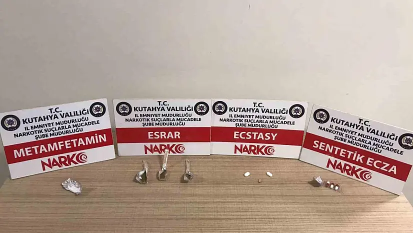 Kütahya'da 2 uyuşturucu satıcısı tutuklandı