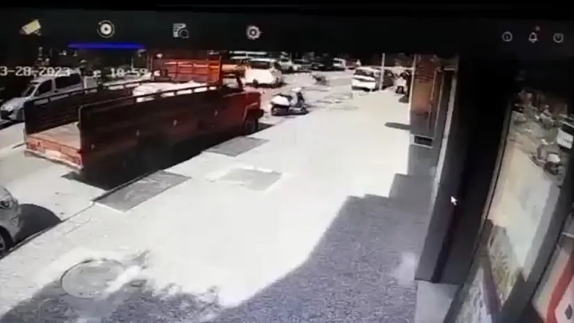 Söke'deki kazanın güvenlik kamerası görüntüleri ortaya çıktı