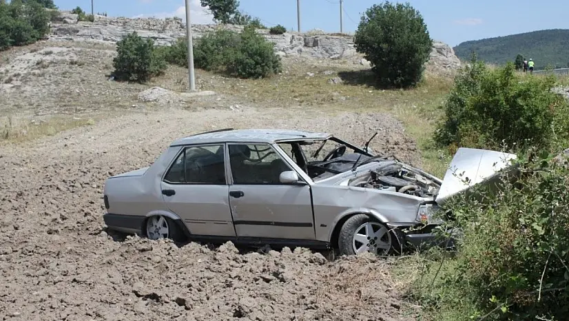 Tavşanlı'da trafik kazası: 2 yaralı