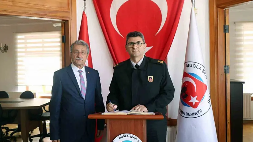 Tuğgeneral Gemalmaz'dan Muğla Şehit Aileleri Derneği'ne hayırlı olsun ziyareti